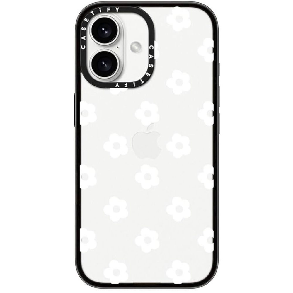 Casetify White and Black iPhone Case Minimalist Design